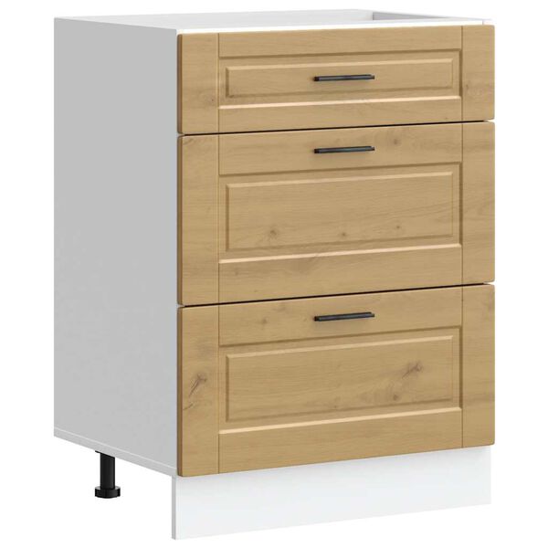 vidaXL Kj&oslash;kken underskap Porto artisan eik konstruert tre