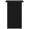 vidaXL Skrivebord svart eik 90x50x74 cm konstruert tre