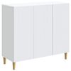 vidaXL Serviesskap Hvit 89 x 34,5 x 80 cm Konstruert tre