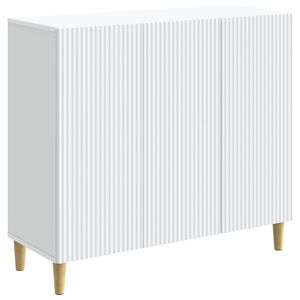 vidaXL Serviesskap Hvit 89 x 34,5 x 80 cm Konstruert tre