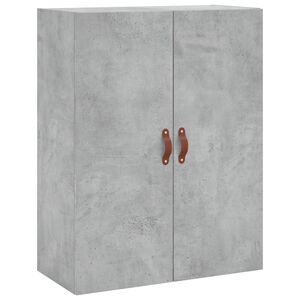 vidaXL Veggskap betonggr&aring; 69,5x34x90 cm