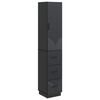 vidaXL Skapsett 2 stk. 33 x 34,5 x 87 cm Konstruert tre Svart