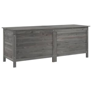 vidaXL Putekasse antrasitt 150x50x56,5 cm heltre gran