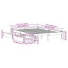 vidaXL Sengeramme med skuffer hvit 140x190 cm heltre furu