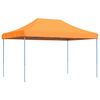 vidaXL Sammenleggbart partytelt pop-up oransje 440x292x315 cm