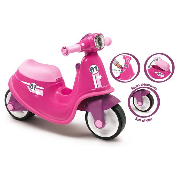 Smoby Lekescooter rosa