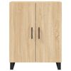 vidaXL Highboard sonoma eik 69,5x34x180 cm konstruert tre