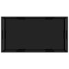 vidaXL Salongbord svart 120x60x35 cm herdet glass