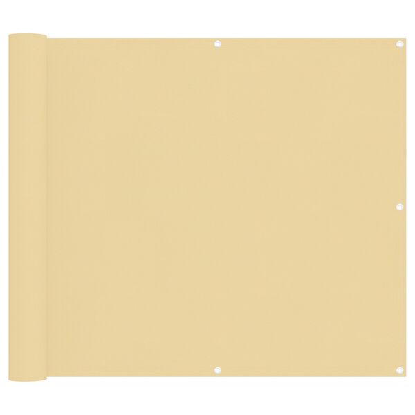 vidaXL Balkong Skjerm PU-belagt oxford alu