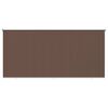 vidaXL Utend&oslash;rs Rullegardin 90% UV-blokk Gr&aring;brun 300 x 230 cm HDPE
