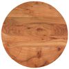vidaXL Bordplate &Oslash;50x2,5 cm rund heltre akasie