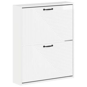 vidaXL Vegghengt skoskap HAARLEM 71 x 17 x 86 cm Konstruert tre