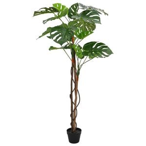 vidaXL Kunstig Monstera-plante Gr&oslash;nn 94 x 18 x 170 cm Stoff og Tre