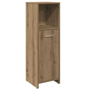 vidaXL Baderomsskap artisan eik 30x30x95 cm konstruert tre
