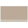vidaXL Innvendbar Markise Beige 400 x 200 cm stoff