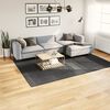 vidaXL Rug IZA kort luv skandinavisk utseende antrasitt 200x280 cm