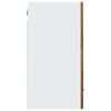 vidaXL Hengende skap "Lyon" gammelt tre 30x31x60 cm konstruert tre