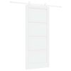 vidaXL Skyved&oslash;r 93 x 211 cm Konstruert tre Hvit