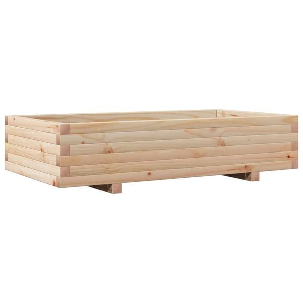 vidaXL Plantekasse 110x60x26,5 cm heltre furu