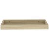 vidaXL Loggia-vegghyller 2 stk eik 40x15x4 cm MDF