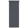 vidaXL Pakkeinnkast med lagring Antrasitt 44,5 x 29 x 110,5 cm St&aring;l