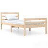 vidaXL Sengeramme heltre 90x200 cm