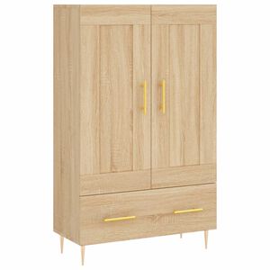 vidaXL Highboard sonoma eik 69,5x31x115 cm konstruert tre