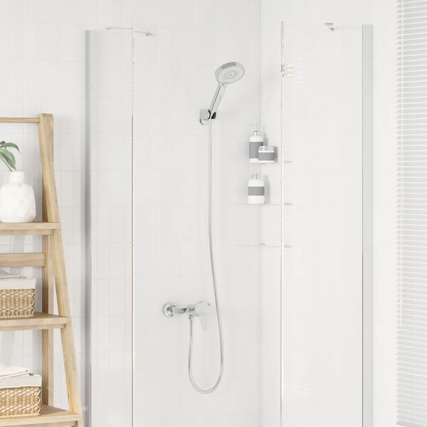 vidaXL Dusjhode Sett Krom G 1 / 2 tommer Messing