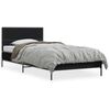 vidaXL Sengeramme svart 90x190 cm konstruert tre og metall