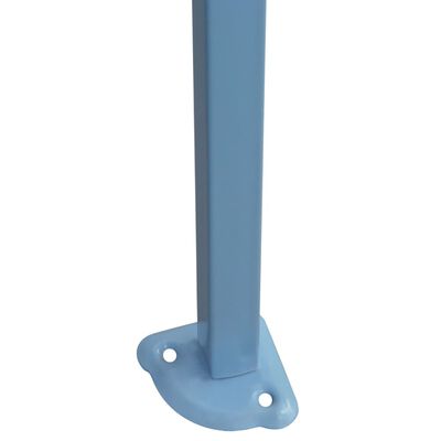 vidaXL Profesjonelt sammenleggbart festtelt 4 sidevegger 3x6m stål blå