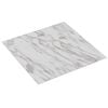 vidaXL Selvheftende Gulvplanker Hvit og Brun 30,5 x 30,5 cm 20 stk.