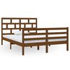 vidaXL Sengeramme honningbrun heltre furu 140x200 cm
