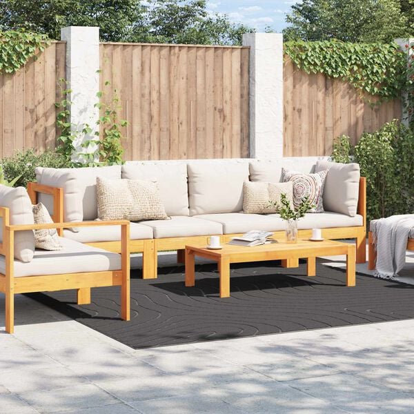 vidaXL Omr&aring;detepper Torget Antrasitt 240 x 240 cm