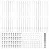 vidaXL Gjerde med stolpe s&oslash;lv 1,5 x 50 m St&aring;l