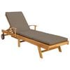 vidaXL Solstol 100% Polyester Solid-Teak