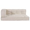 vidaXL Palle sofa pute Krem stoff