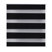 Zebra Gardiner 40 x 100 cm Svart