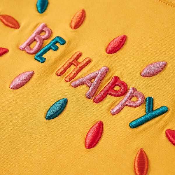 T-skjorte for barn med lange ermer m&oslash;rkeoker 116