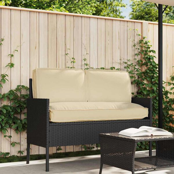 vidaXL Pallet Pute Sett 3 pcs Beige 120 x 60 x 12 cm Oxford-stoff