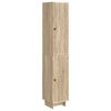 vidaXL Skapsett 2 pcs Sonoma eik 34,5 x 33 x 90 cm Konstruert tre