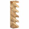 vidaXL Vinstativ for 5 flasker heltre mango