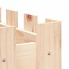 vidaXL Høybed med gjerdedesign 100x50x70 cm heltre furu