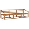 vidaXL Utend&oslash;rs sofa-sett 3 pcs Naturlig Solid akasietre