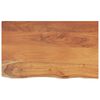 vidaXL Benkeplate for bad 100x60x2,5 cm rektangul&aelig;r heltre akasie