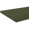 vidaXL Flytende hylle 4 pcs Olivengr&oslash;nn 80 x 18 x 2,5 cm St&aring;l