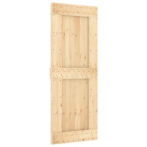 vidaXL Skyved&oslash;r NARVIK 80 x 210 cm (213,5 cm) Naturlig og svart