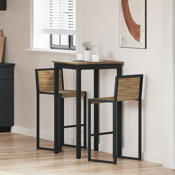 vidaXL Spisebord Konstruert tre