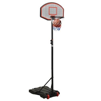 vidaXL Basketballstativ svart 216-250 cm polyeten