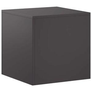 vidaXL Planteholder Svart 40 x 40 x 40 cm St&aring;l