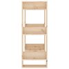 vidaXL Bokhylle/romdeler 60x35x91 cm heltre furu